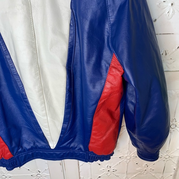 Vintage leather moto jacket - Picture 7 of 16